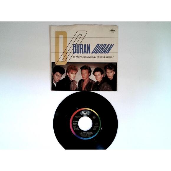 Duran Duran Is There Something I Should Know/Careless Memories 45 RPM New Wave - Picture 1 of 2
